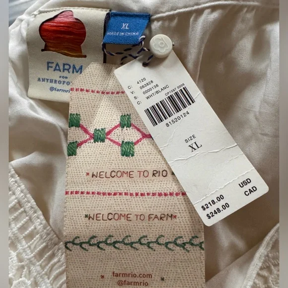 FARM Rio White Lace Guipure Midi Skirt - Picture 13 of 16